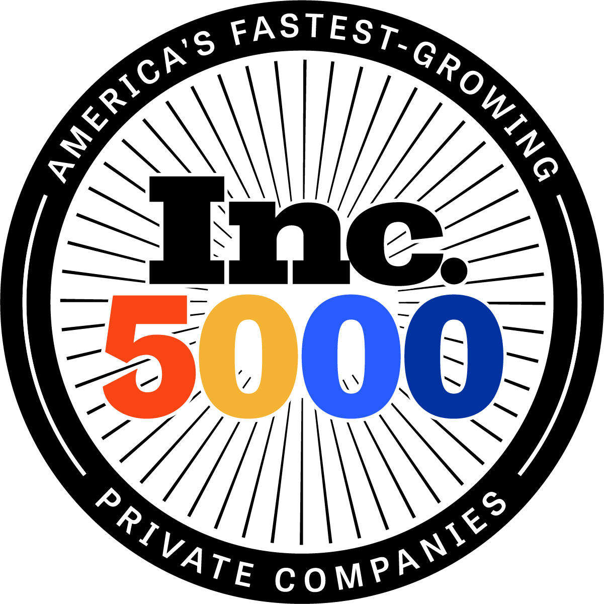 Inc. 5000 private companies medallion logo