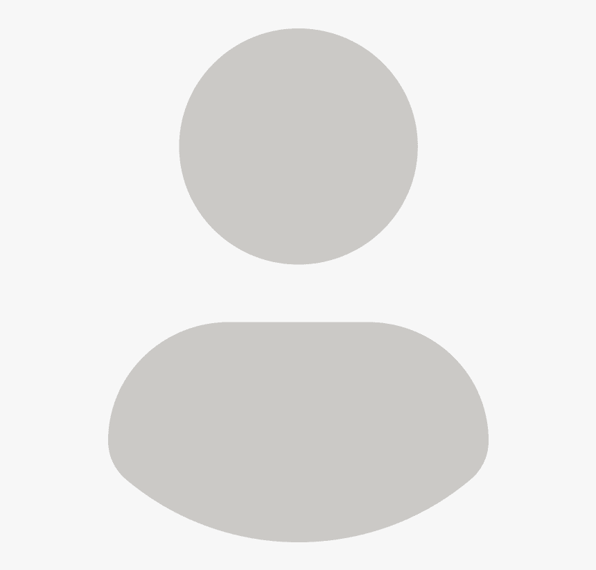 Gray user avatar silhouette placeholder